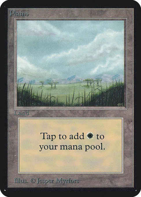 Plains · Limited Edition Alpha 287/295