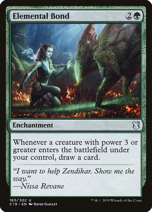 Elemental Bond · Commander 2019 163/302