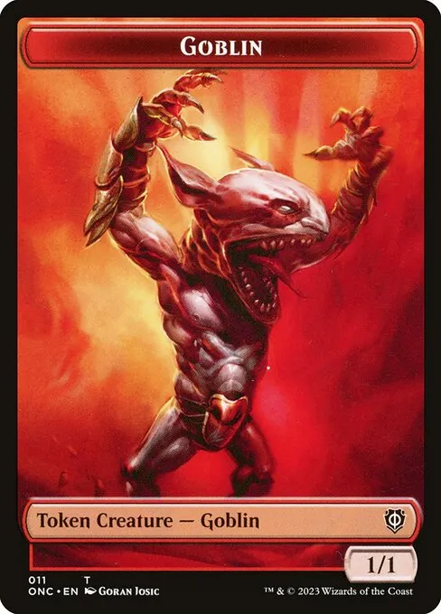 Goblin · Phyrexia: All Will Be One Commander Tokens 11/23