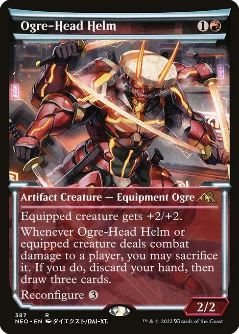 Ogre-Head Helm · Kamigawa: Neon Dynasty 387/531