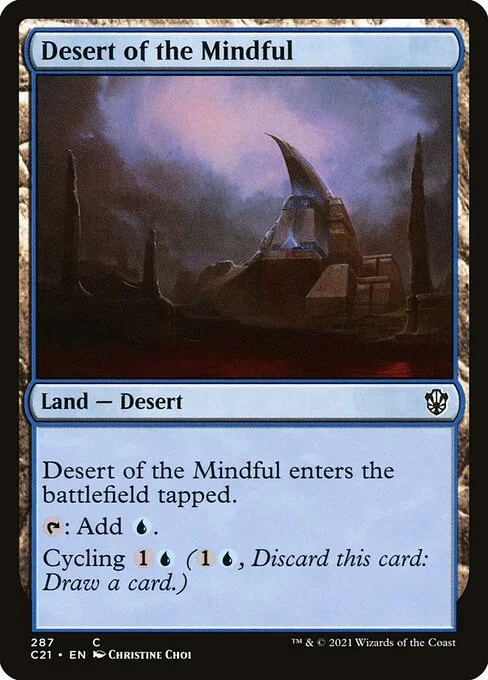 Desert of the Mindful · Commander 2021 287/409