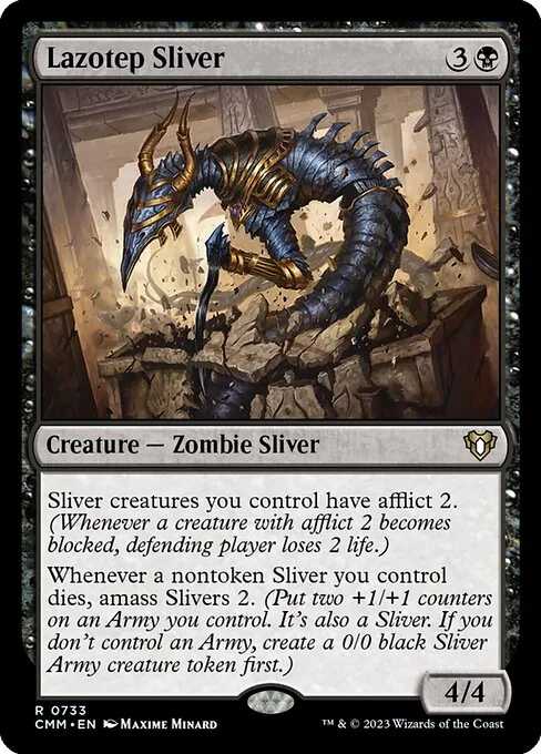 Lazotep Sliver · Commander Masters 733/1067