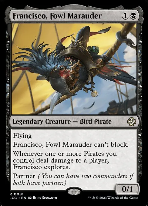 Francisco, Fowl Marauder · The Lost Caverns of Ixalan Commander 81/370