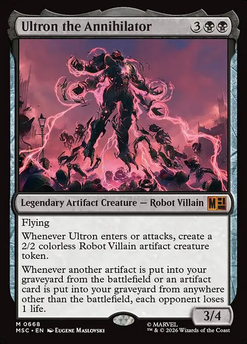 Ultron the Annihilator · Marvel Super Heroes Commander 668/9