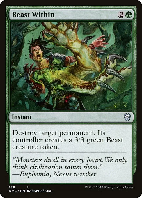 Beast Within · Dominaria United Commander 129/240