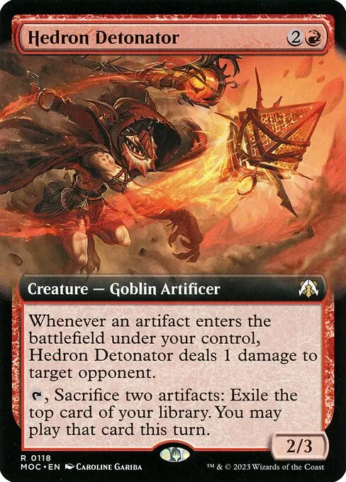 Hedron Detonator · March of the Machine Commander 118/450