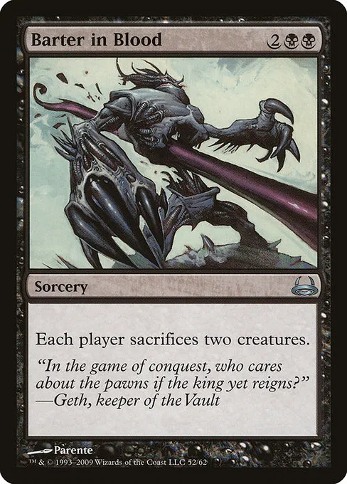 Barter in Blood · Duel Decks: Divine vs. Demonic 52/62
