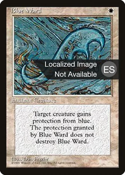 Blue Ward · Fourth Edition Foreign Black Border 10/378