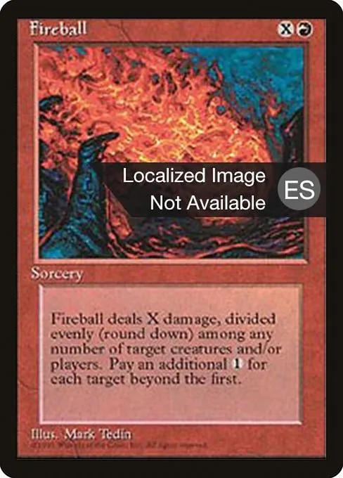 Fireball · Fourth Edition Foreign Black Border 192/378