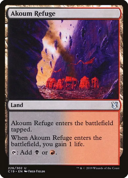 Akoum Refuge · Commander 2019 226/302