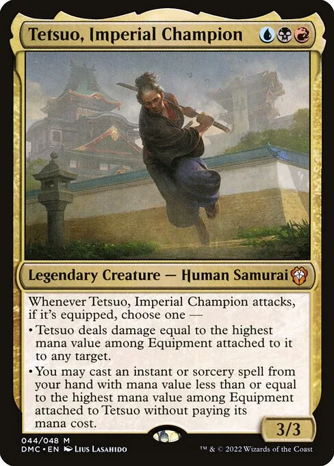 Tetsuo, Imperial Champion · Dominaria United Commander 44/240