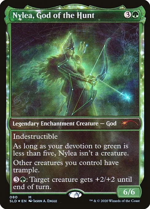 Nylea, God of the Hunt · Secret Lair Drop 80/2547