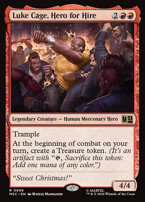 Luke Cage, Hero for Hire · Marvel Super Heroes Commander 696/9