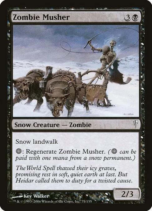 Zombie Musher · Coldsnap 75/155