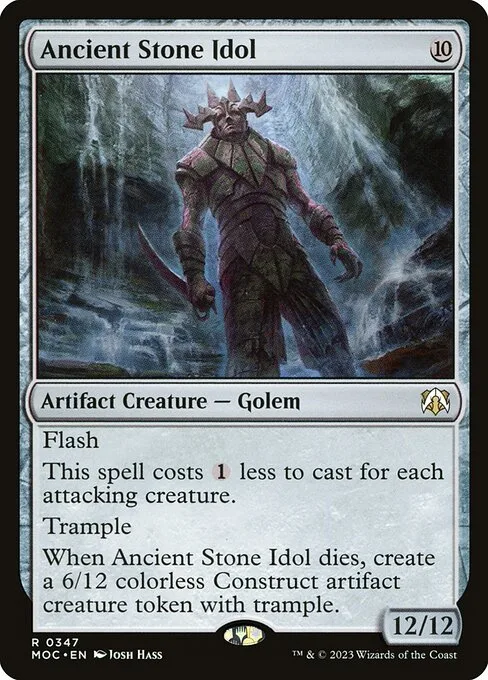 Ancient Stone Idol · March of the Machine Commander 347/450