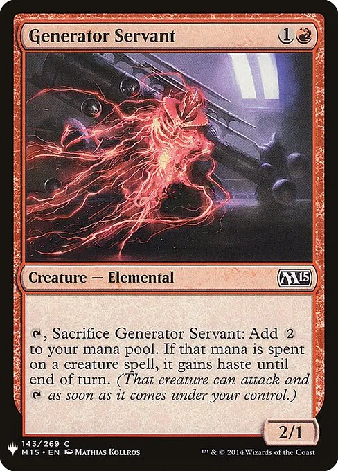 Generator Servant · The List M15-143/5050