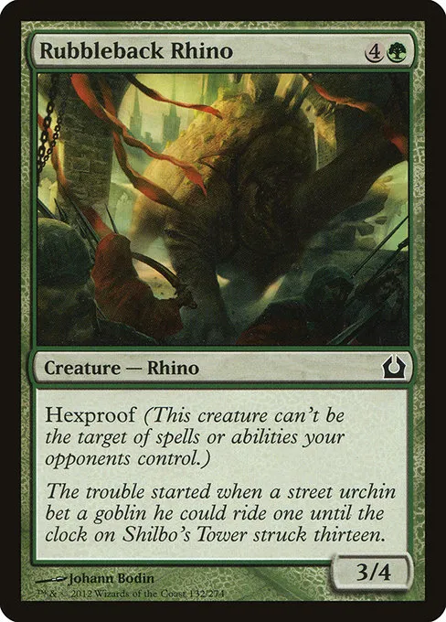 Rubbleback Rhino · Return to Ravnica 132/274