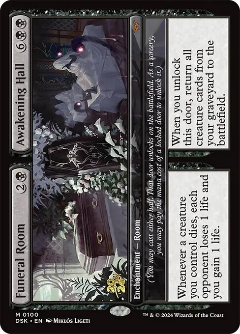 Funeral Room // Awakening Hall · Duskmourn: House of Horror Promos 100s/160
