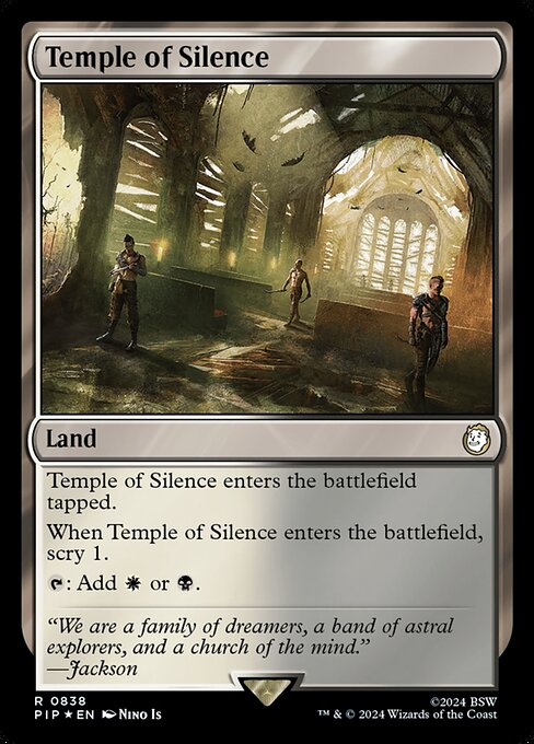 Temple of Silence · Fallout 838/1068