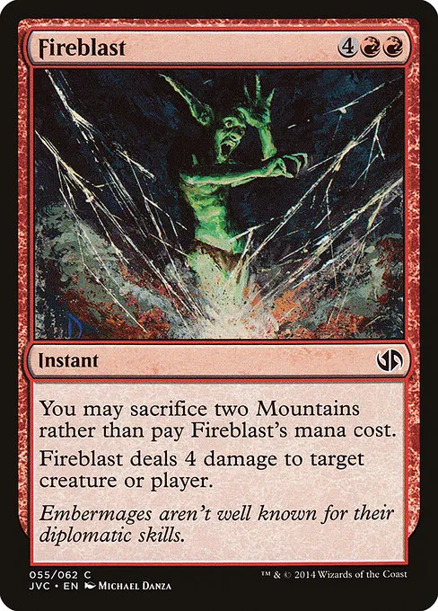 Fireblast · Duel Decks Anthology: Jace vs. Chandra 55/62