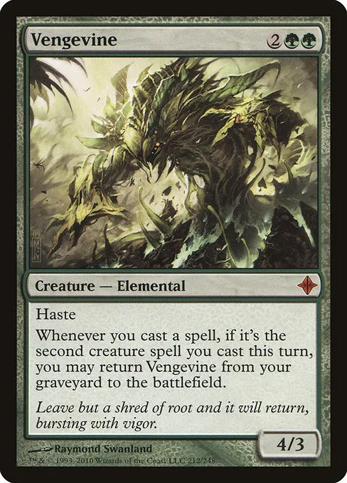Vengevine · Rise of the Eldrazi 212/248