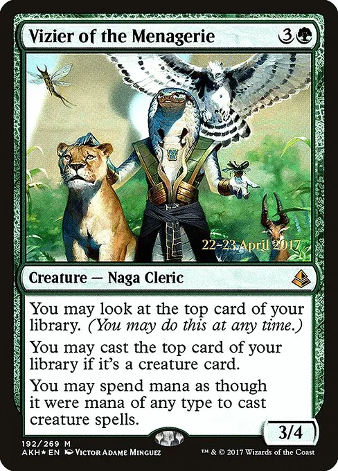 Vizier of the Menagerie · Amonkhet Promos 192s/77