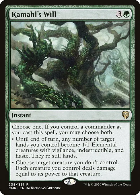 Kamahl's Will · Commander Legends 238/718