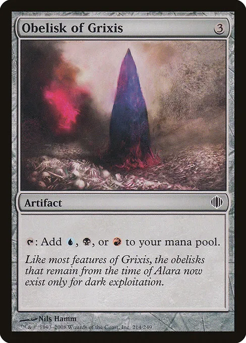 Obelisk of Grixis · Shards of Alara 214/250
