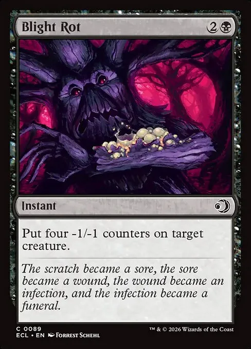 Blight Rot · Lorwyn Eclipsed 89/408