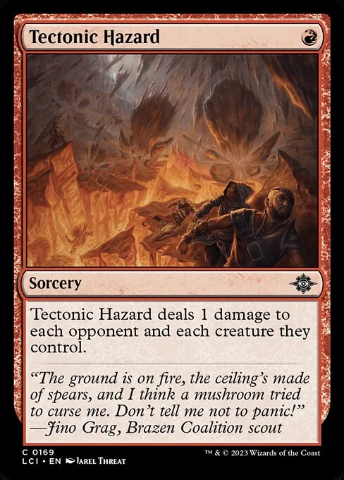 Tectonic Hazard · The Lost Caverns of Ixalan 169/416