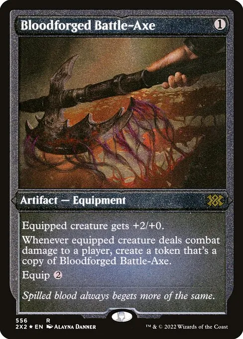 Bloodforged Battle-Axe · Double Masters 2022 556/579