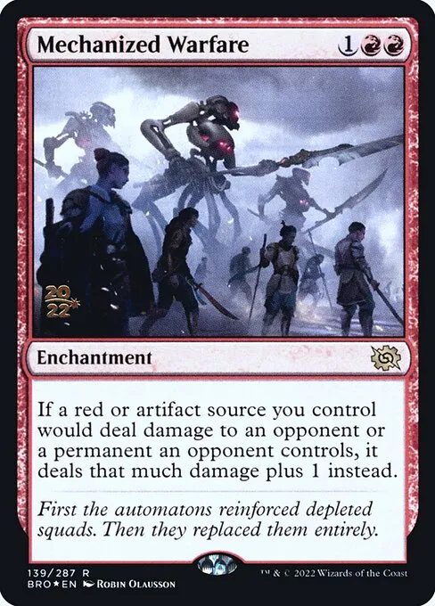 Mechanized Warfare · The Brothers' War Promos 139s/171