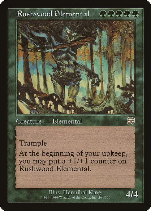 Rushwood Elemental · Mercadian Masques 264/350