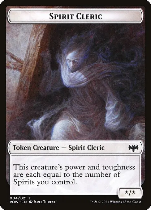 Spirit Cleric · Innistrad: Crimson Vow Tokens 4/21