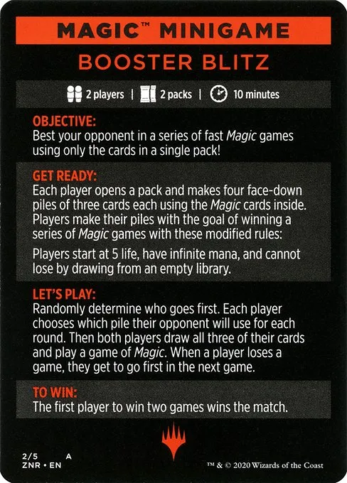 Booster Blitz · Zendikar Rising Minigames 2/5