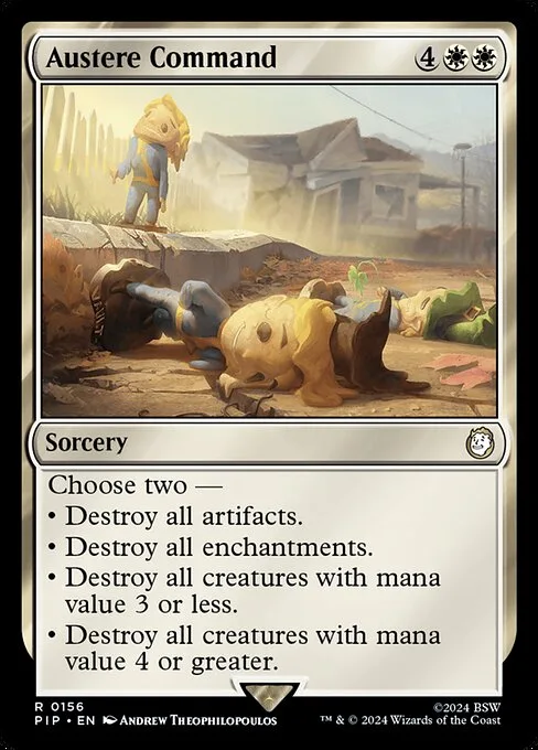 Austere Command · Fallout 156/1068