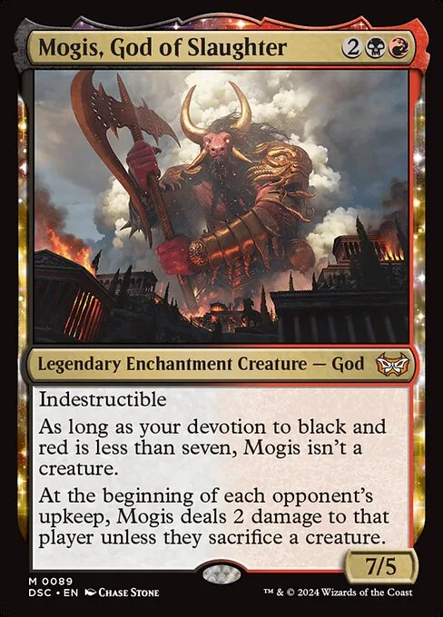 Mogis, God of Slaughter · Duskmourn: House of Horror Commander 89/373