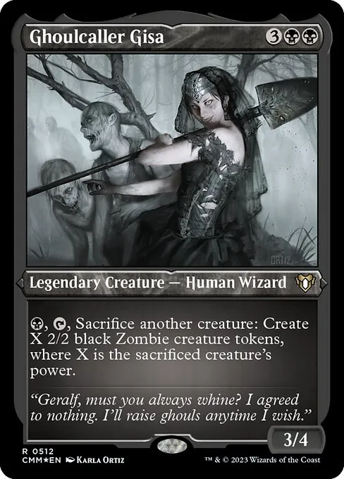 Ghoulcaller Gisa · Commander Masters 512/1067