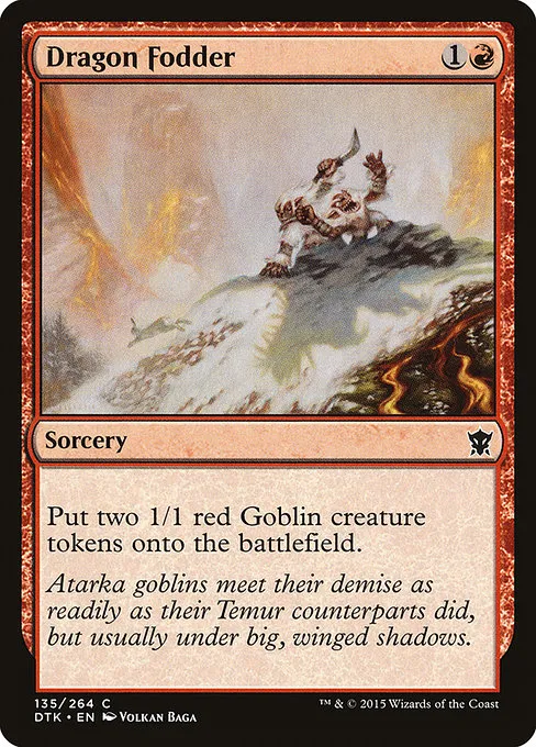 Dragon Fodder · Dragons of Tarkir 135/264