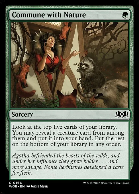 Commune with Nature · Wilds of Eldraine 166/381