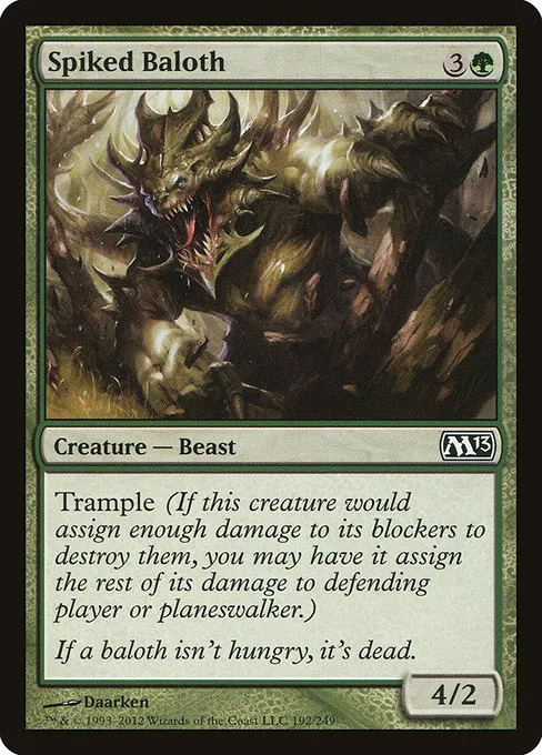 Spiked Baloth · Magic 2013 192/249