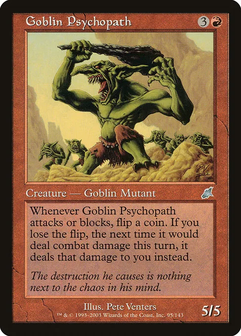 Goblin Psychopath · Scourge 95/143