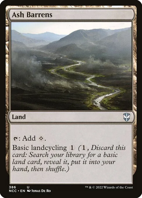 Ash Barrens · New Capenna Commander 386/447