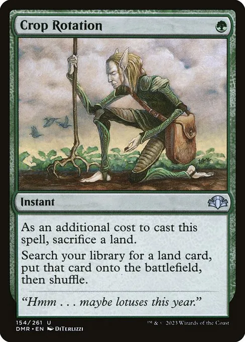 Crop Rotation · Dominaria Remastered 154/457