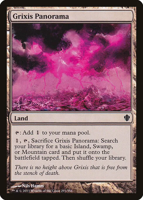 Grixis Panorama · Commander 2013 293/356