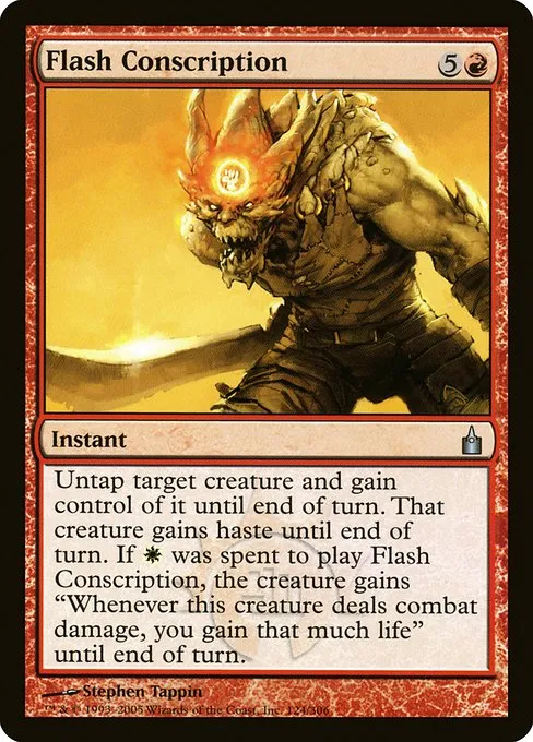 Flash Conscription · Ravnica: City of Guilds 124/306