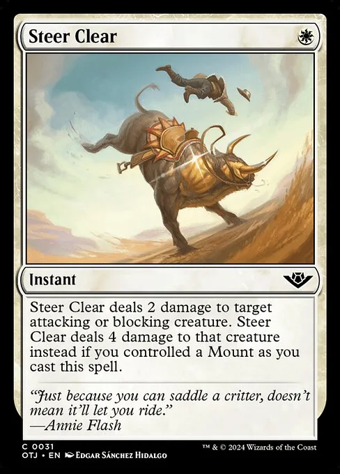 Steer Clear · Outlaws of Thunder Junction 31/374