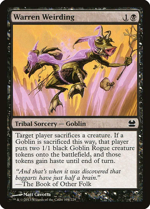 Warren Weirding · Modern Masters 104/229