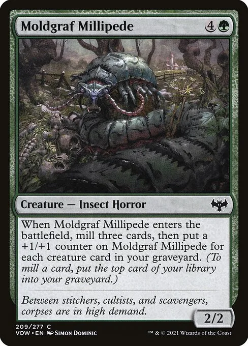 Moldgraf Millipede · Innistrad: Crimson Vow 209/423