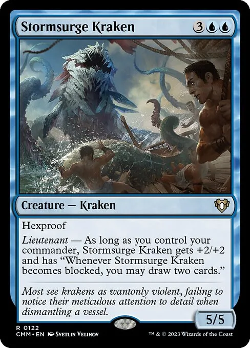 Stormsurge Kraken · Commander Masters 122/1067